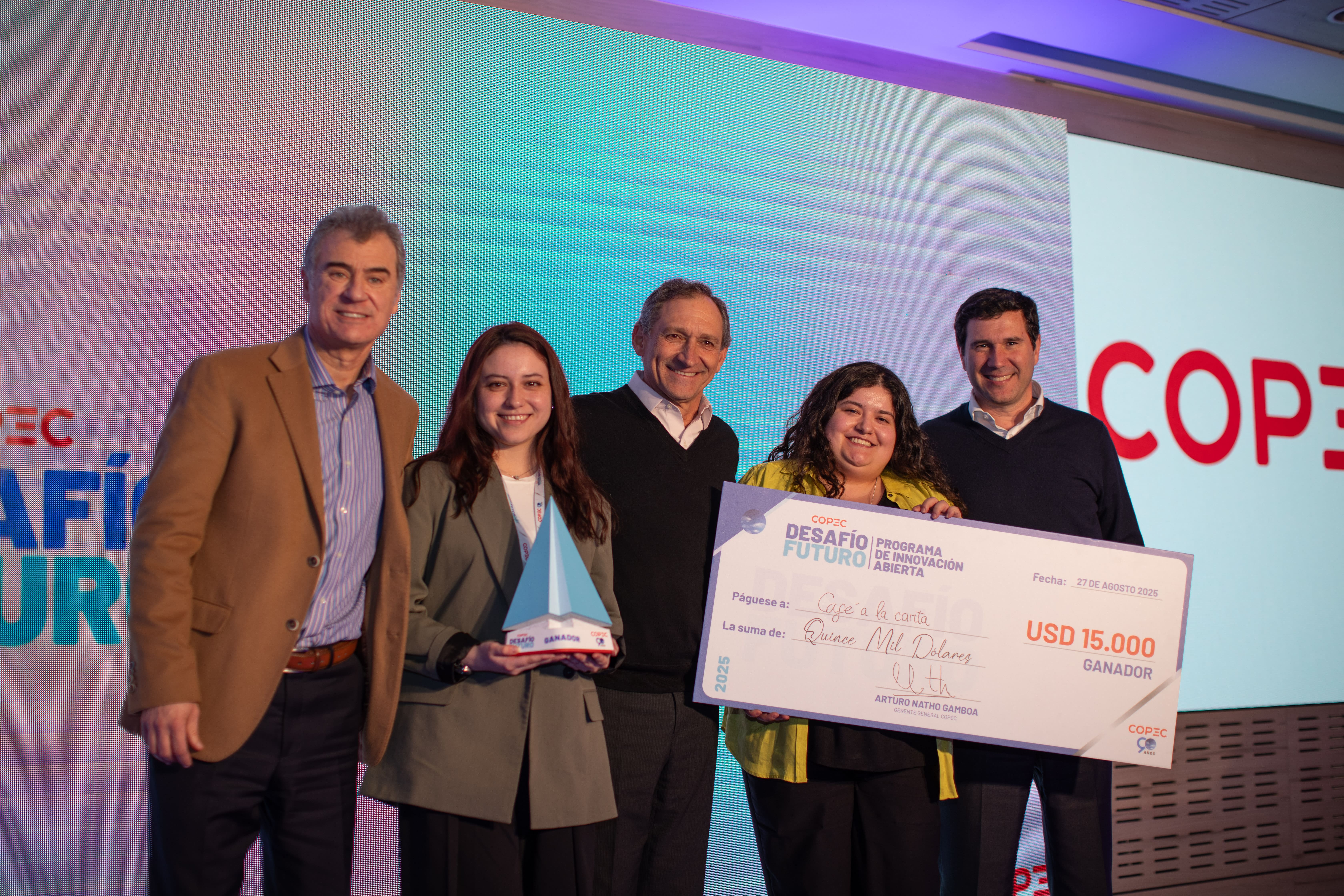 Estudiantes UFRO ganan financiamiento de US$15.000 en el Desafío Futuro COPEC